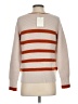 Kinross Stripes Orange Wool Pullover Sweater Size XS - photo 2