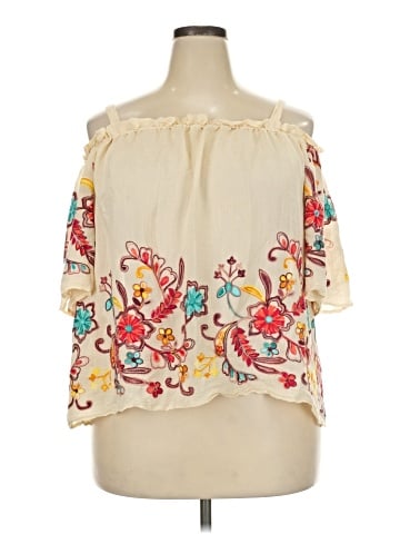 Cato 3/4 Sleeve Blouse (view 1)