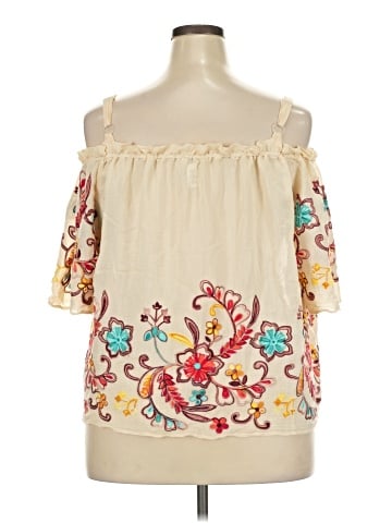 Cato 3/4 Sleeve Blouse (view 2)