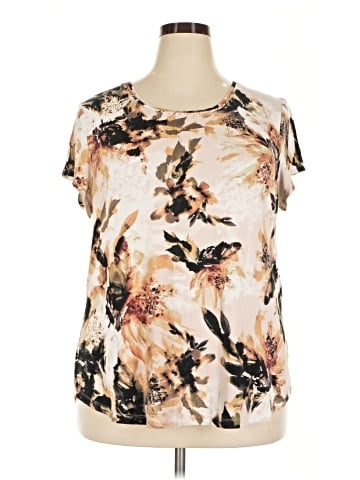 Simply Vera Vera Wang Short Sleeve Blouse (view 1)