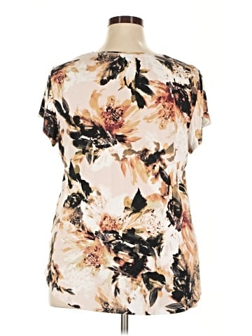 Simply Vera Vera Wang Short Sleeve Blouse (view 2)