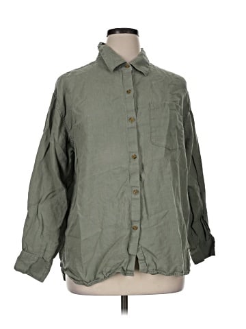 Athleta Long Sleeve Button-Down Shirt (view 1)