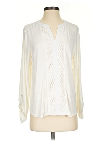 Cable & Gauge Long Sleeve Blouse (view 1)