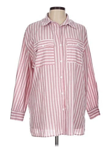 Coco + Carmen Long Sleeve Button-Down Shirt (view 1)
