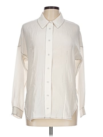 Alexis Long Sleeve Silk Top (view 1)