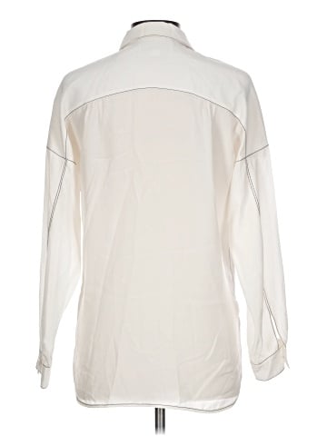 Alexis Long Sleeve Silk Top (view 2)