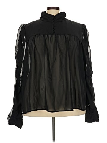 ELOQUII Long Sleeve Blouse (view 1)