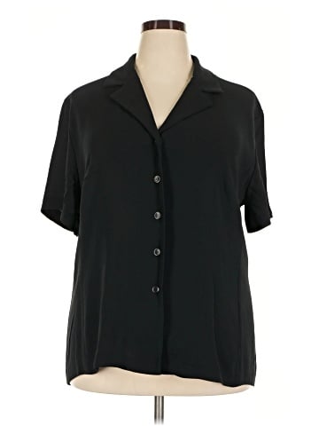 Jones New York Short Sleeve Blouse (view 1)