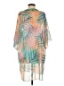 Democracy 100% Polyester Teal Kimono Size S - photo 2