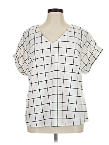 MELLODAY Short Sleeve Blouse (view 1)
