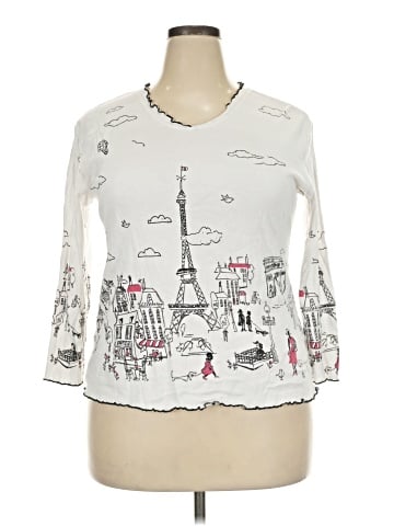 Jess & Jane 3/4 Sleeve T-Shirt (view 1)