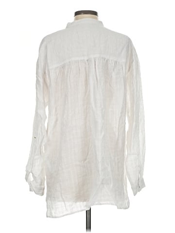 Eileen Fisher Long Sleeve Button-Down Shirt (view 2)