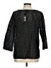 Talbots Black 3/4 Sleeve Blouse Size Med Petite - photo 2