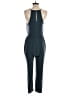 BCBGeneration Metallic Teal Jumpsuit Size M - photo 2