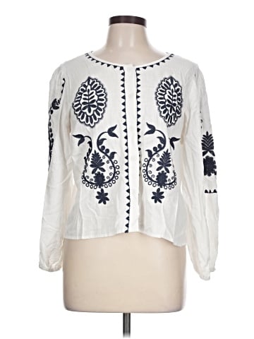Solitaire 3/4 Sleeve Blouse (view 1)