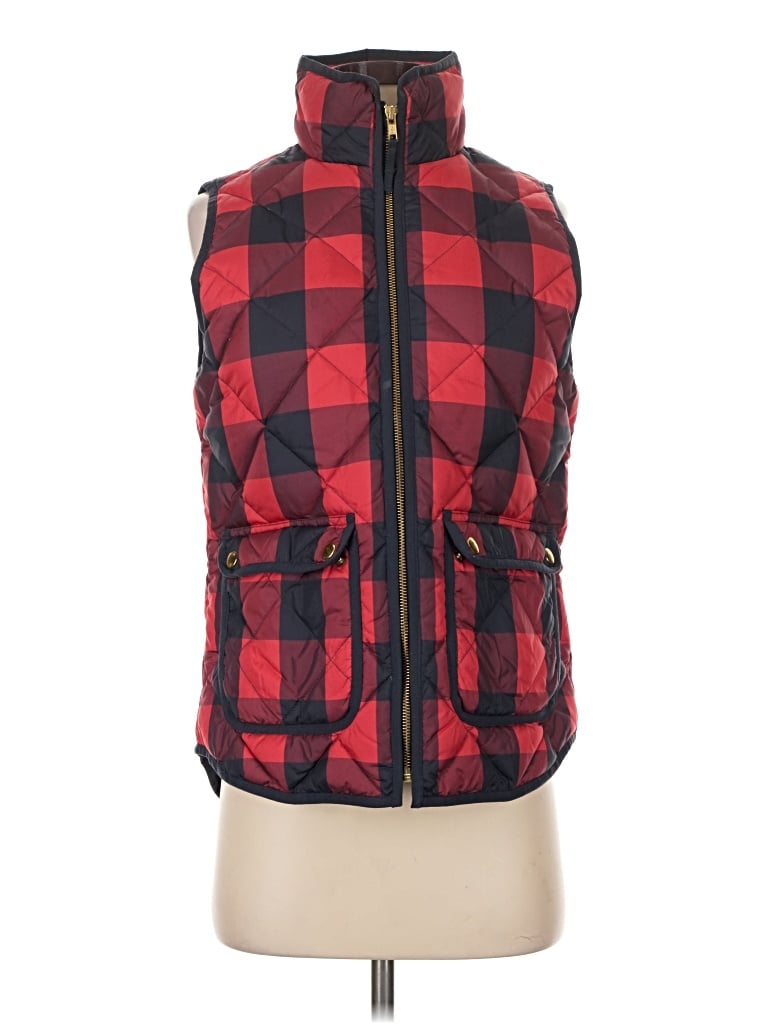 Pre-owned Jcrew Vest In Red