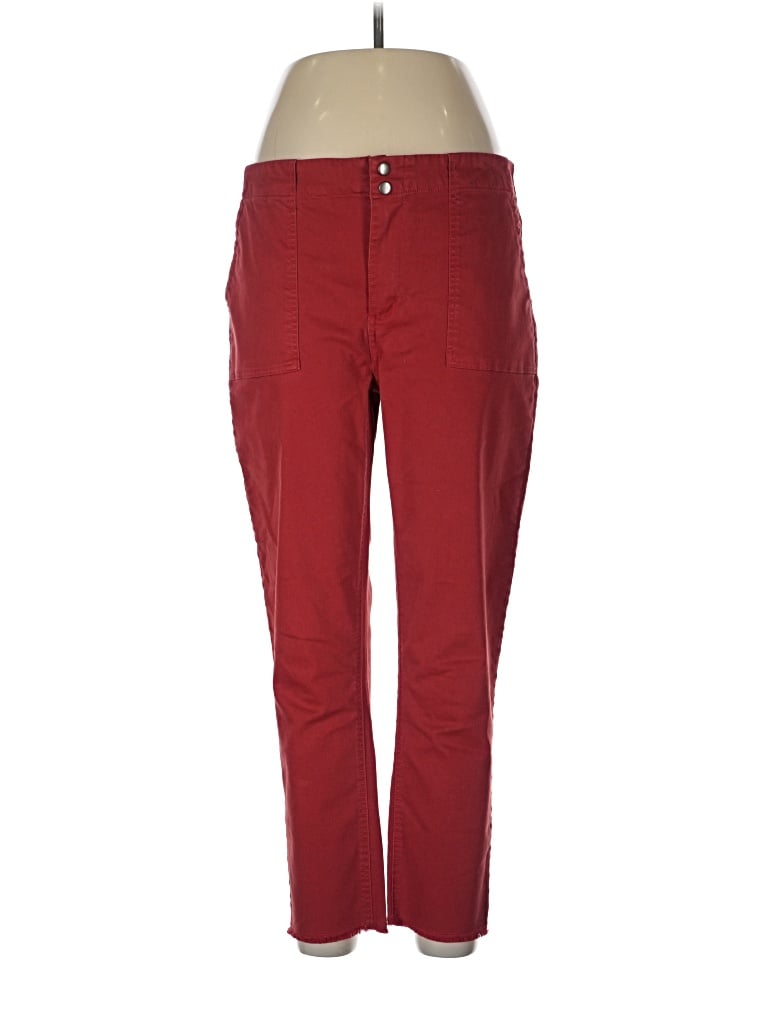 Pre-owned Tinsel Jeggings In Red