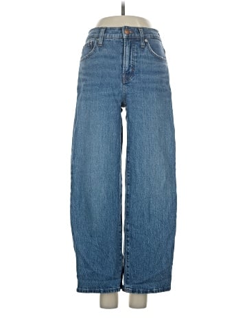 Madewell The Petite Perfect Vintage Wide-Leg Crop Jean in Cresslow Wash (view 1)