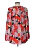 DR2 100% Polyester Red Long Sleeve Blouse Size L - photo 2