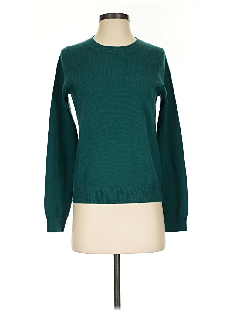 Pre-owned Boden Cashmere Pullover Sweater In Teal