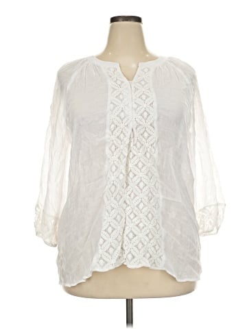 Counterparts 3/4 Sleeve Blouse (view 1)