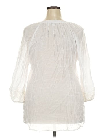 Counterparts 3/4 Sleeve Blouse (view 2)