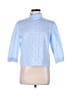 Zara Basic Blue 3/4 Sleeve Blouse Size M - photo 1