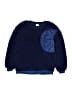 Hanna Andersson 100% Recycled Polyester Blue Pullover Sweater Size 10 - photo 1