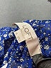 Ann Taylor LOFT 100% Polyester Blue Long Sleeve Blouse Size XL - photo 7