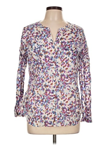 Ann Taylor LOFT Outlet Long Sleeve Blouse (view 1)