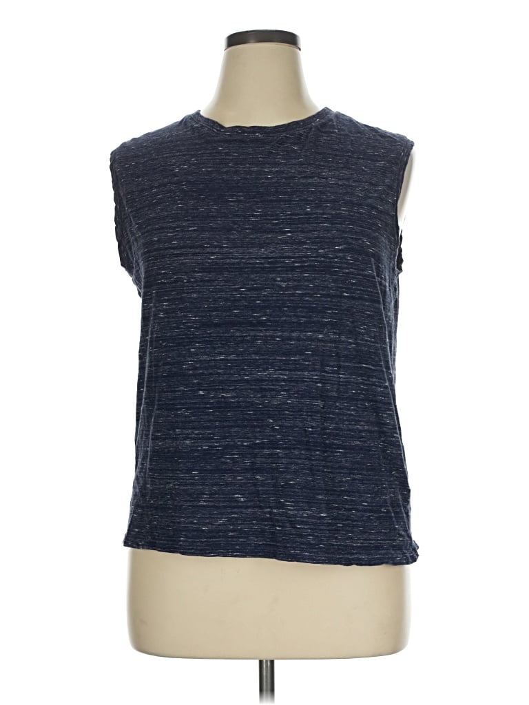 Pre-owned Pact Sleeveless T-shirt In Blue