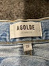 AGOLDE 100% Cotton Solid Blue Jeans Size 23 waist - photo 7