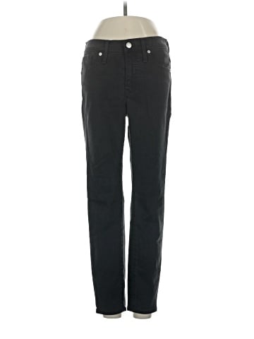 Madewell Petite 9" Mid-Rise Skinny Jeans in Lunar Wash: TENCEL&trade; Denim Edition (view 1)