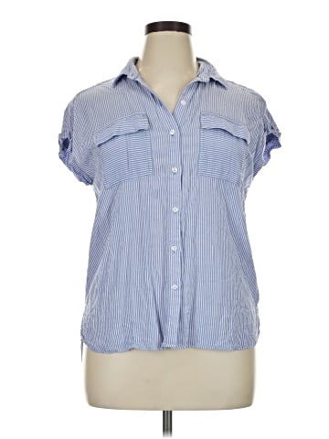 Jones New York Short Sleeve Blouse (view 1)