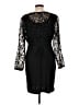 Dan Howard Maternities 100% Polyester Black Cocktail Dress Size L - photo 2