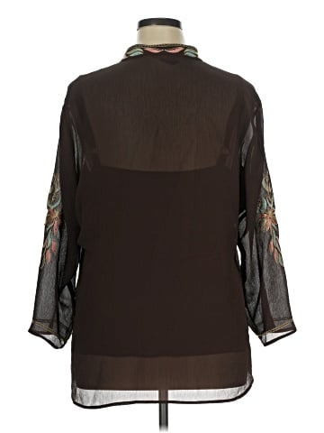 Silkland 3/4 Sleeve Blouse (view 2)