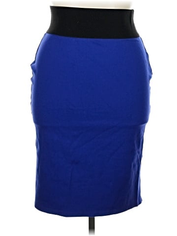 Ashley Blue Formal Skirt (view 1)