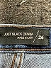 Just Black Hearts Blue Jeans Size 26 waist - photo 7