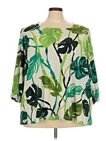 Dennis by Dennis Basso 3/4 Sleeve Blouse (view 1)