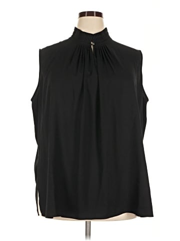 MING WANG Sleeveless Blouse (view 1)