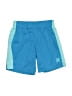 Hurley 100% Polyester Color Block Blue Athletic Shorts Size 4 - photo 1