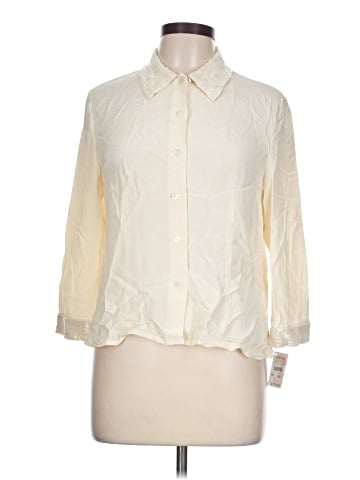 Talbots 3/4 Sleeve Silk Top (view 1)