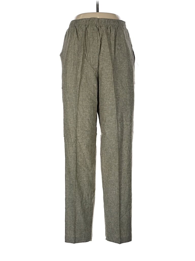 Southern Lady Linen Pants In Gray