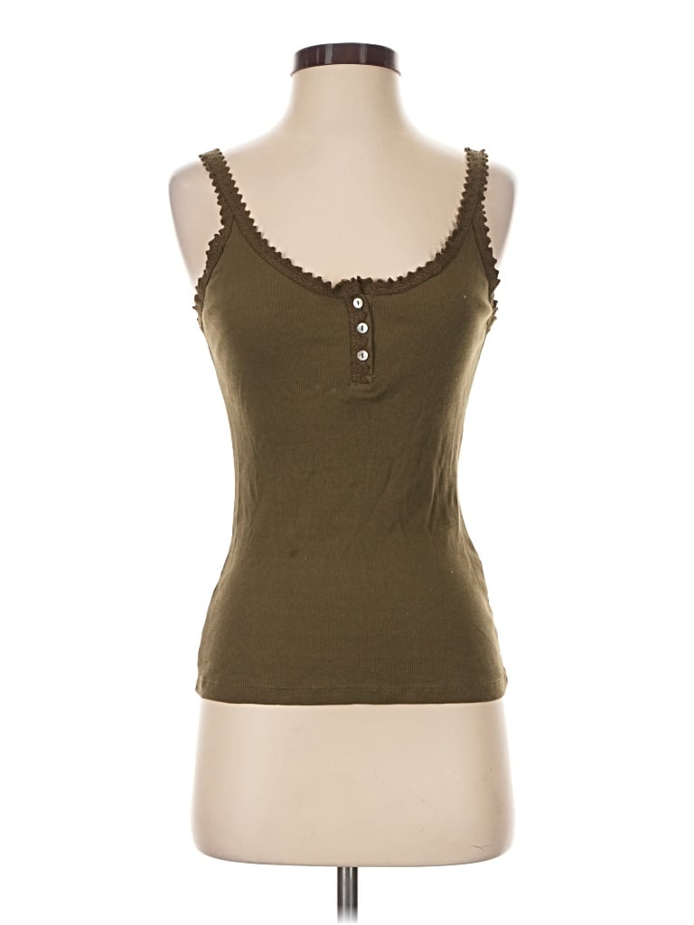 Pre-owned Angie Sleeveless Top Brown Sweetheart Neckline Tops