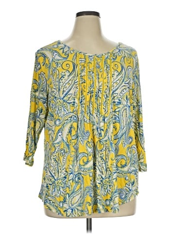 Ruby Rd. 3/4 Sleeve Blouse (view 1)