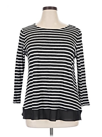 Lauren by Ralph Lauren 3/4 Sleeve T-Shirt (view 1)