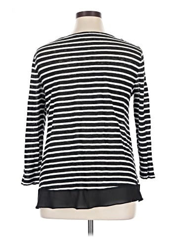 Lauren by Ralph Lauren 3/4 Sleeve T-Shirt (view 2)