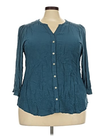 Democracy 3/4 Sleeve Blouse (view 1)