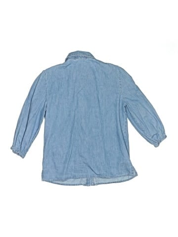 Pastel 3/4 Sleeve Button-Down Shirt (view 2)