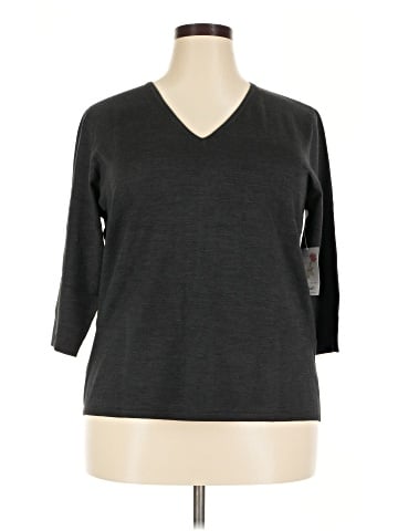 Lord & Taylor 3/4 Sleeve Top (view 1)